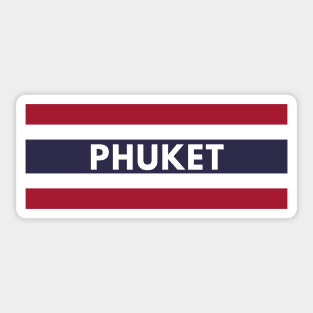 Phuket City in Thailand Flag Sticker